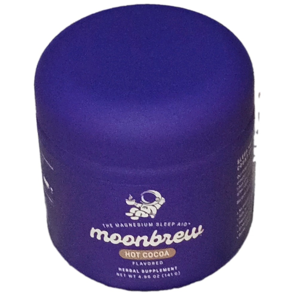 Sleep Aid Hot Cocoa Moonbrew Magnesium Powder, No Melatonin 4.96 oz Sealed